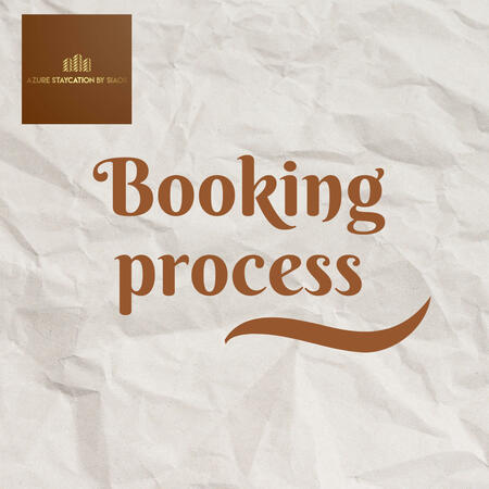 Booking process Booking process