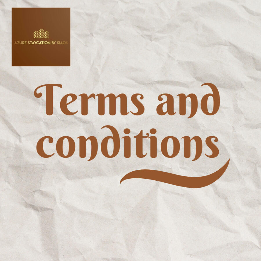 Terms and conditions